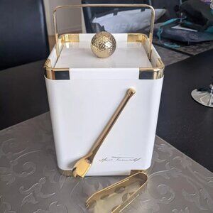 New Condition Vintage Hans Turnwald International Collection Golf Ice Bucket